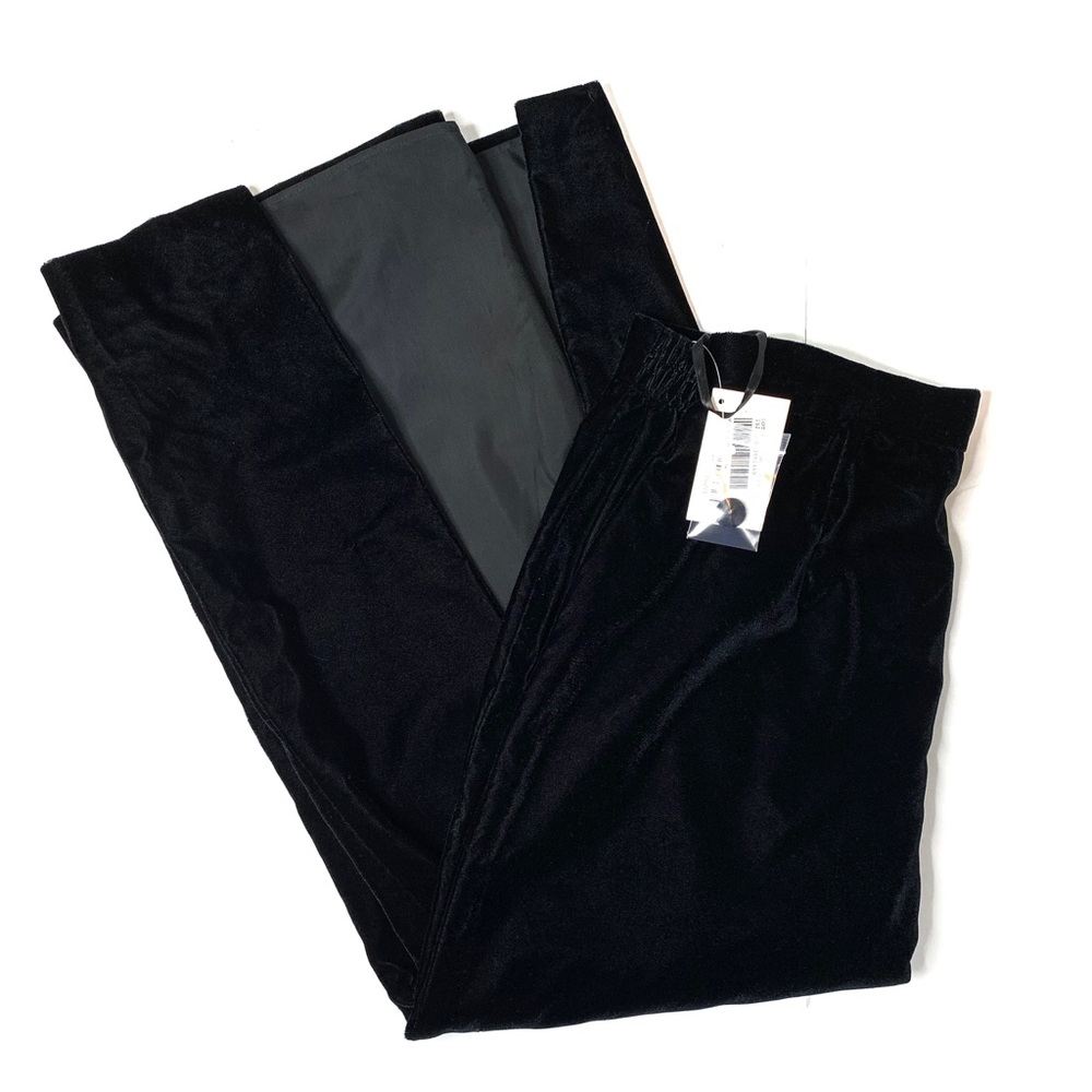VINTAGE WESTBOUND BLACK VELVET LONG SKIRT 14